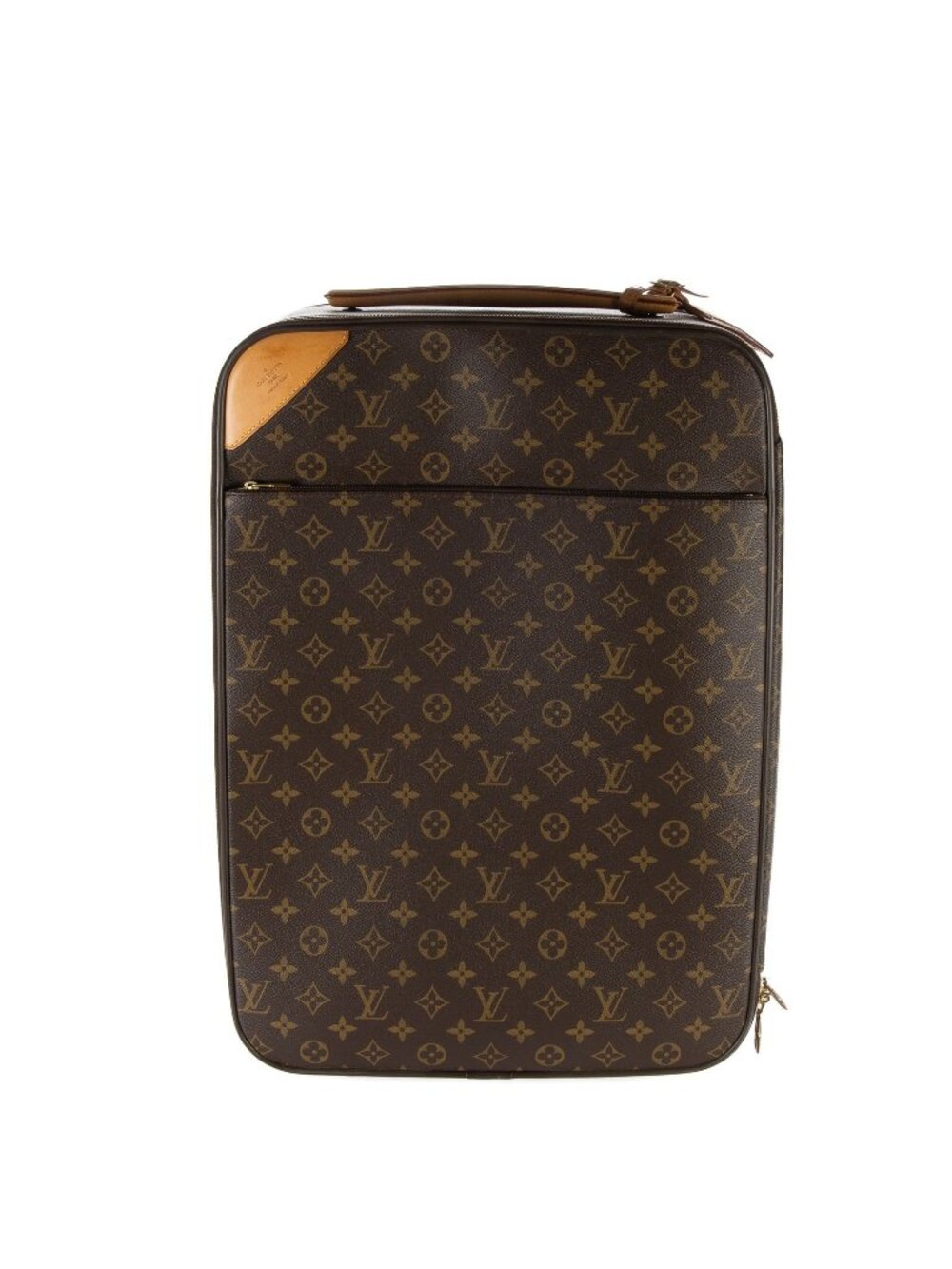 Louis Vuitton Pegase Suitcase Brown Monogram Canvas Travel Bag